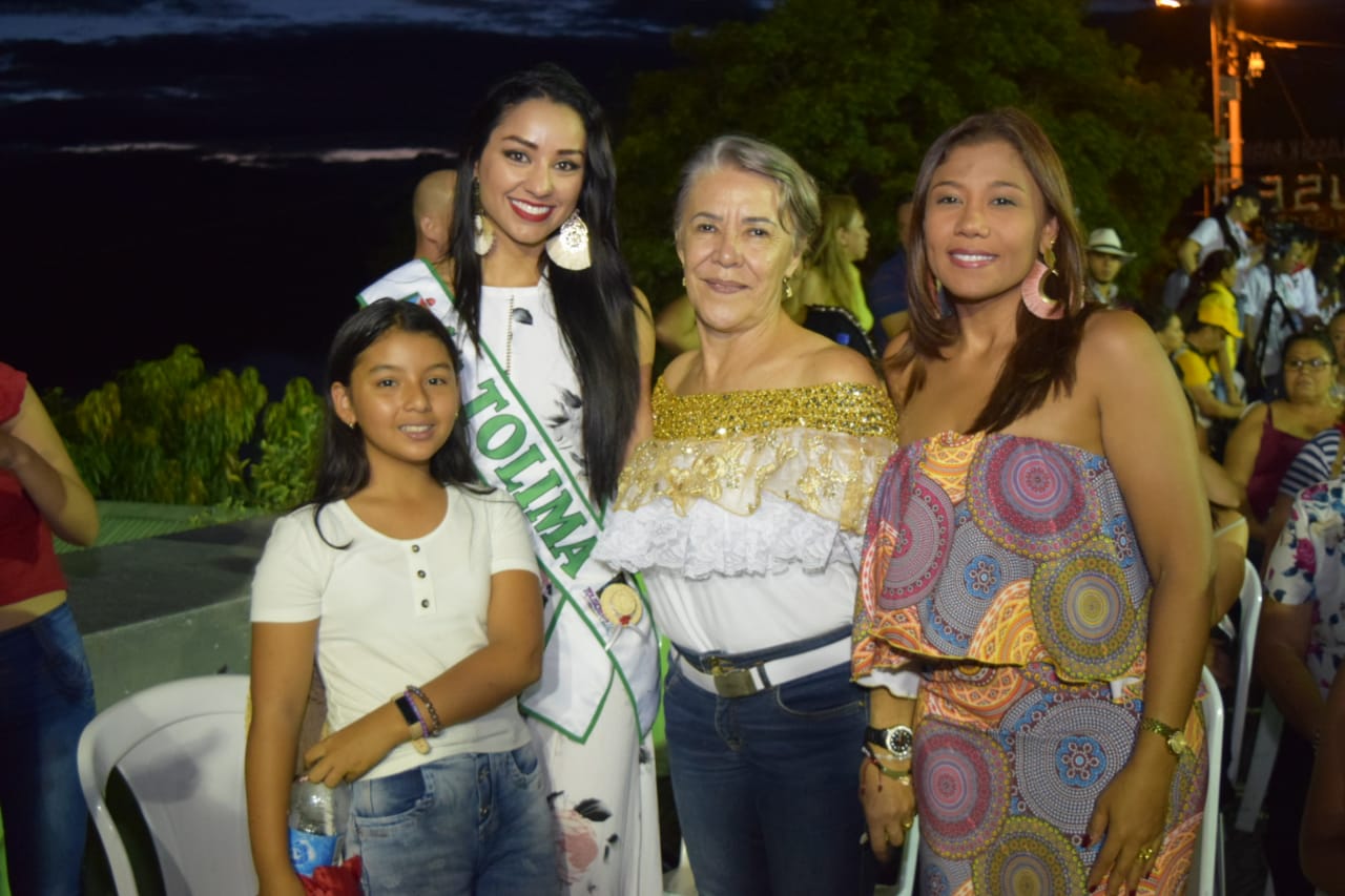 María Camila Gerra, Heidy Hernández, Señorita Tolima, Gloria Gutiérrez y Leidy Perea.